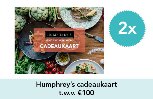 2 x Humphrey's cadeaukaart t.w.v. €100